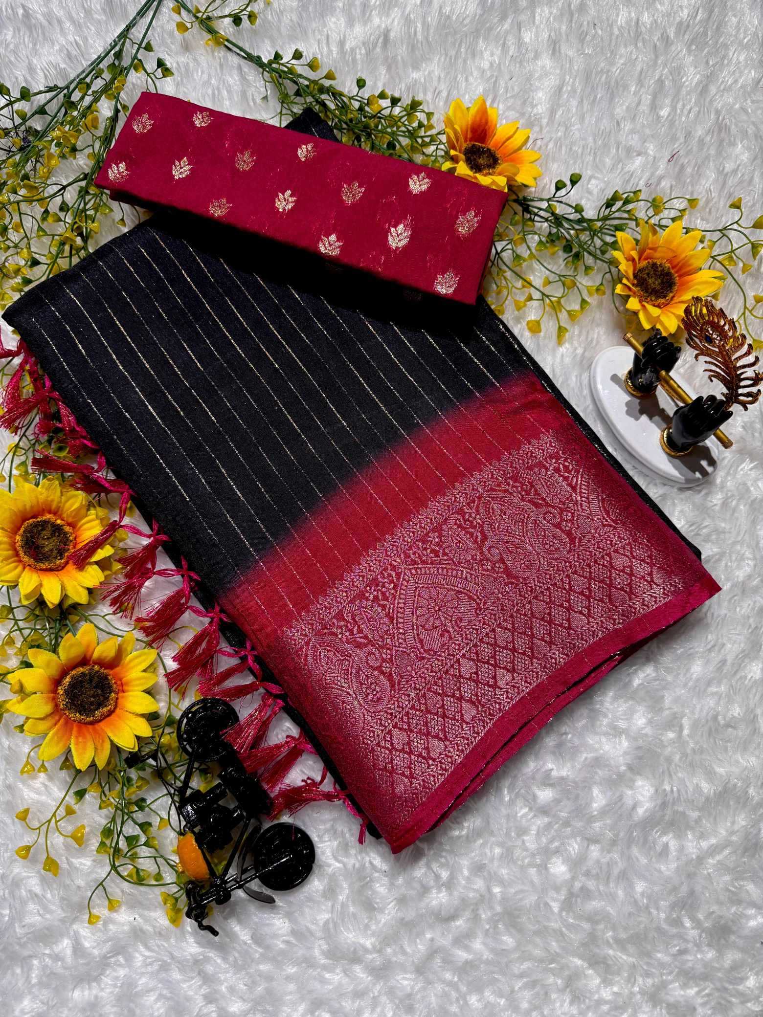 Ynf Dola Silk KESH693 same Sarees Wholesale Designer Sarees Uniform Sarees Jacquard Saree Manufacturer- Kapda Export