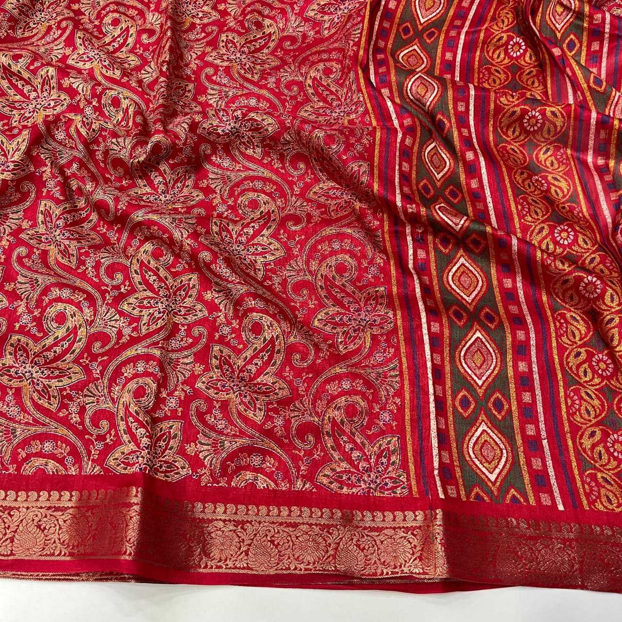 Ynf Dola Silk KESH729 Jarika Sarees Festive Collections Wholesale Printed Sarees Leheriya Sarees Silk Sarees Manufacturer- Kapda Export