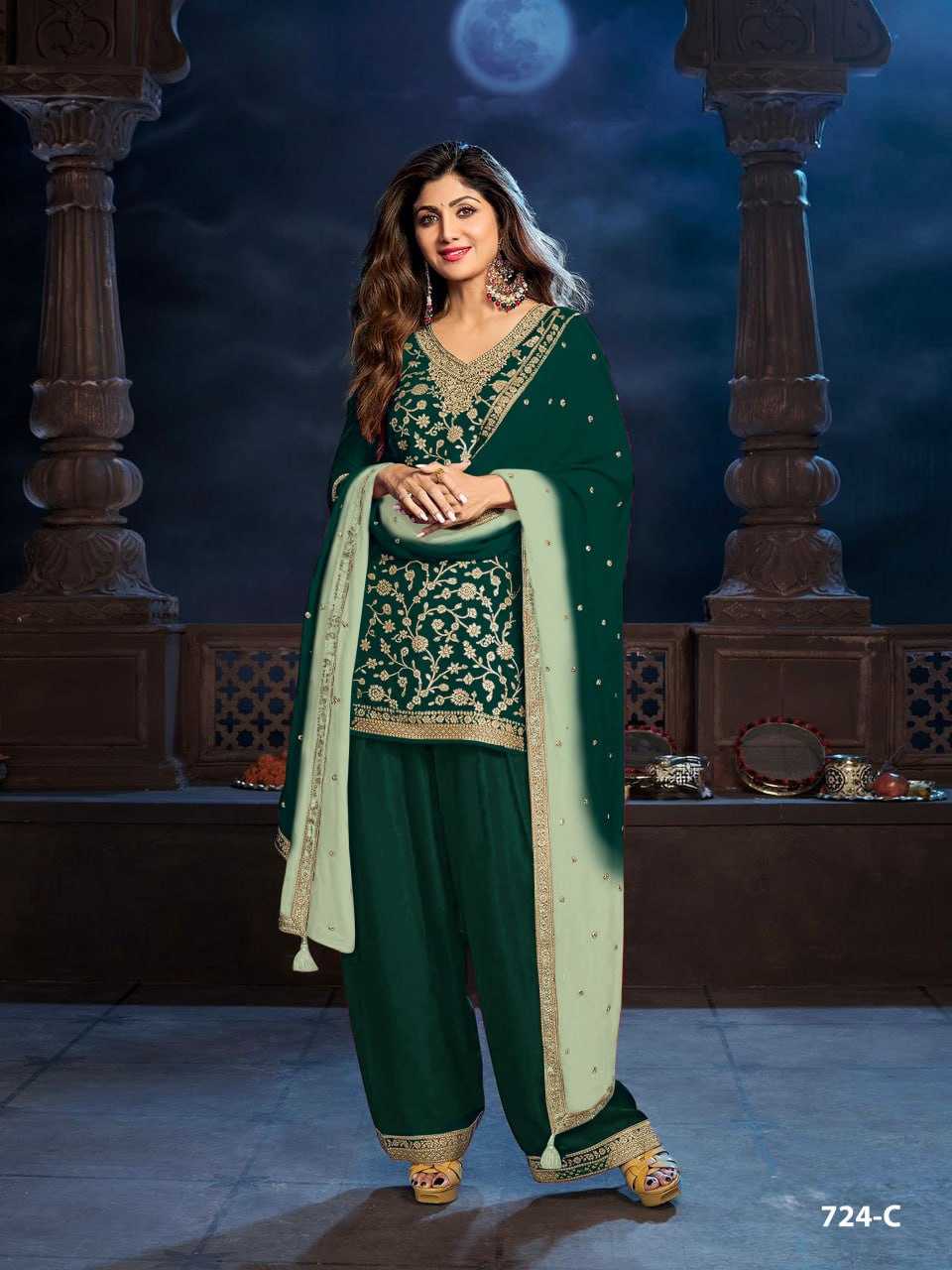 Ynf Dola Silk Pure Viscos KESH704 SITARAH 724 Suits & Dresses Bollywood Collections Wholesale Shilpa Shetty Collections Designer Suits Ethnic Dresses Manufacturer- Kapda Export