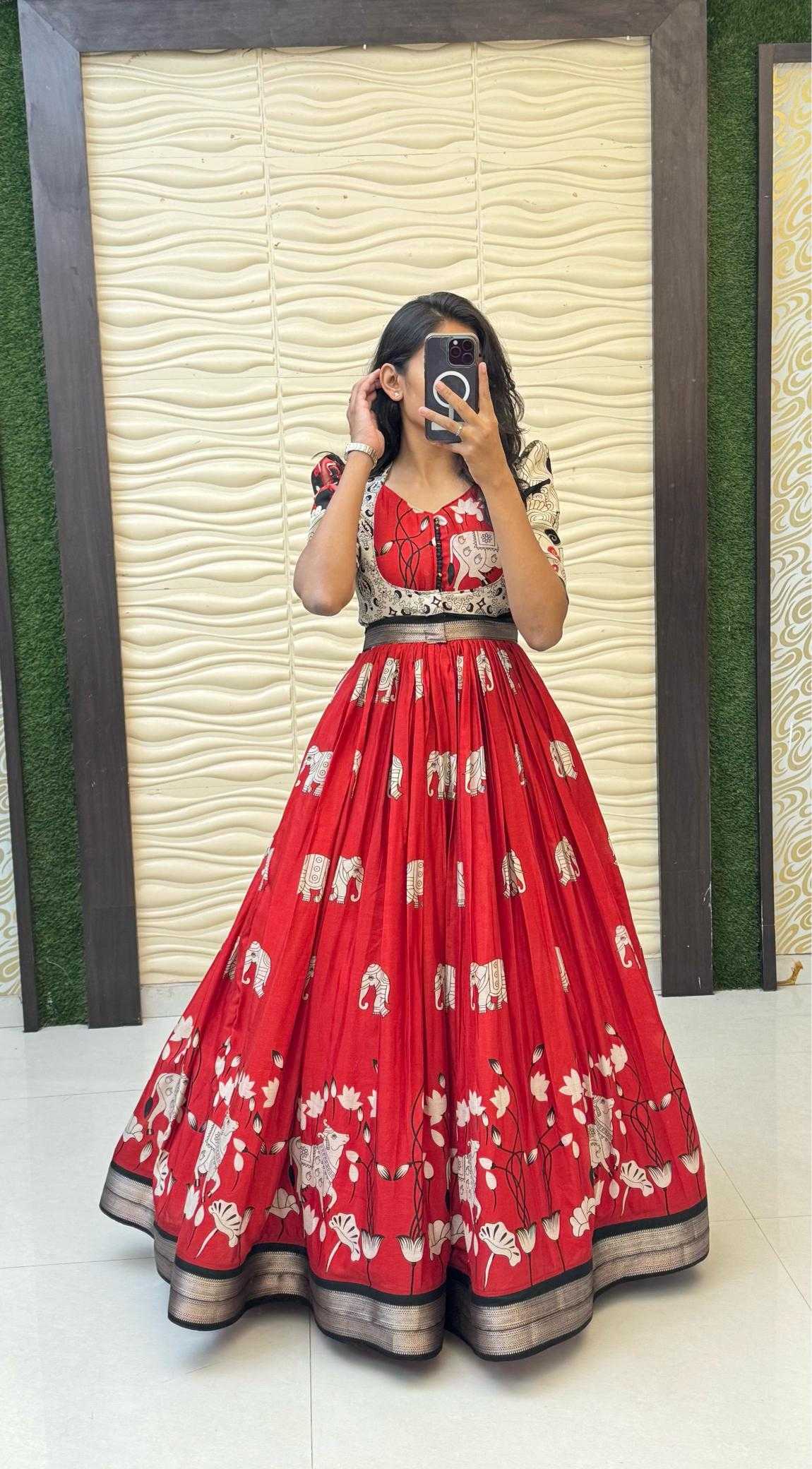 Ynf Dola Silk RIN235 DHINCHAK Gowns Wholesale Printed Gowns Designer Gowns Silk Gowns Manufacturer- Kapda Export