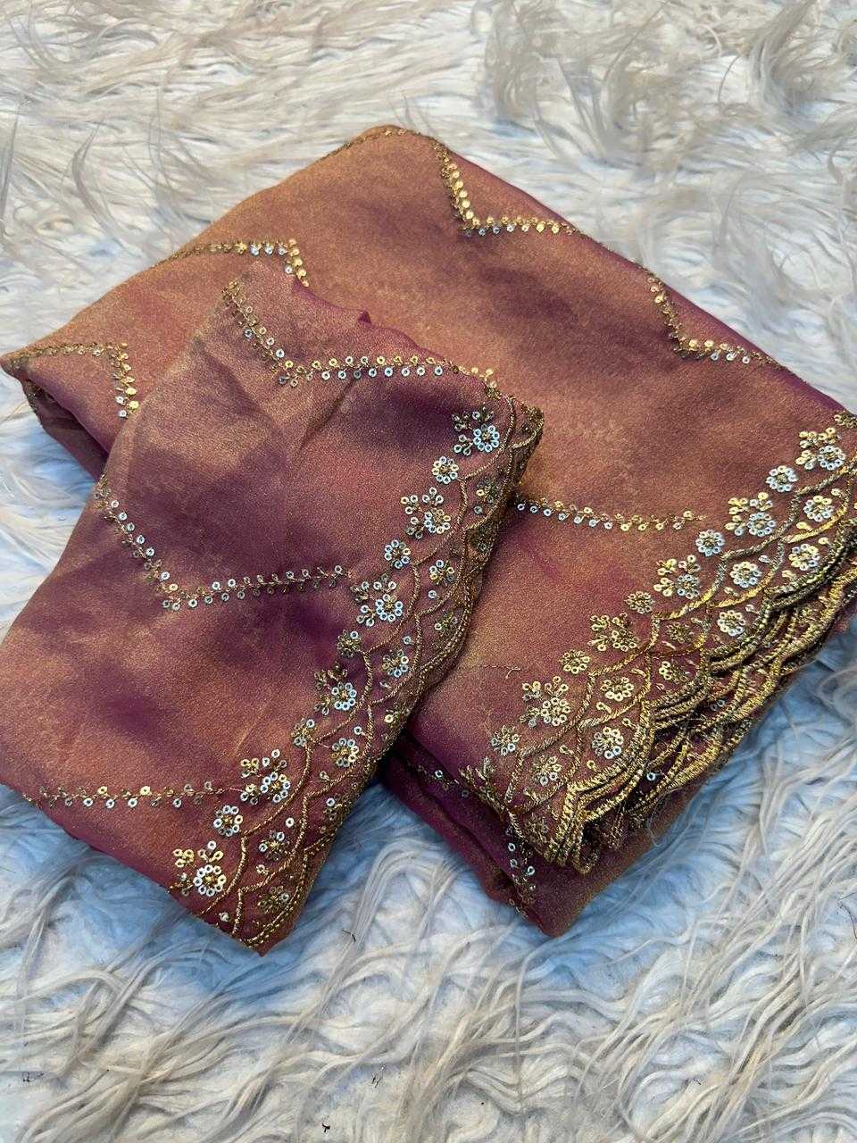 Ynf Dull Moss KESH671 Nc Sarees Wholesale Fancy Sarees Sequin Sarees Embroidered Sarees Manufacturer- Kapda Export