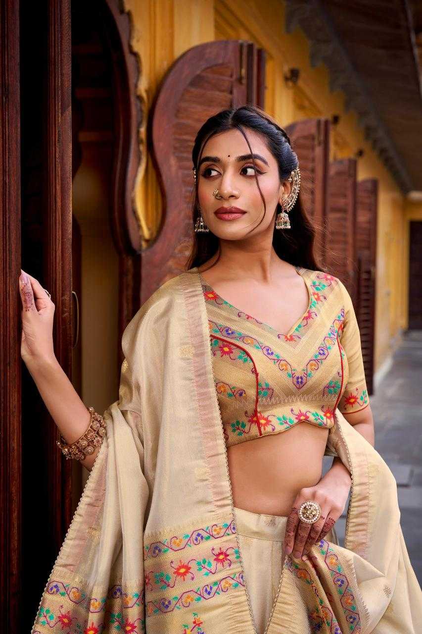 Ynf Fancy KESH134 SHRAVYA Lehengas Wholesale Traditional Lehenga Designer Lehenga Choli Paithani Lehenga Manufacturer- Kapda Export