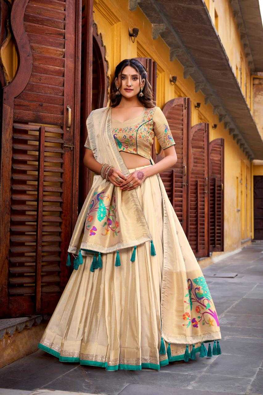 Ynf Fancy KESH134 SHRAVYA Lehengas Wholesale Traditional Lehenga Designer Lehenga Choli Paithani Lehenga Manufacturer- Kapda Export