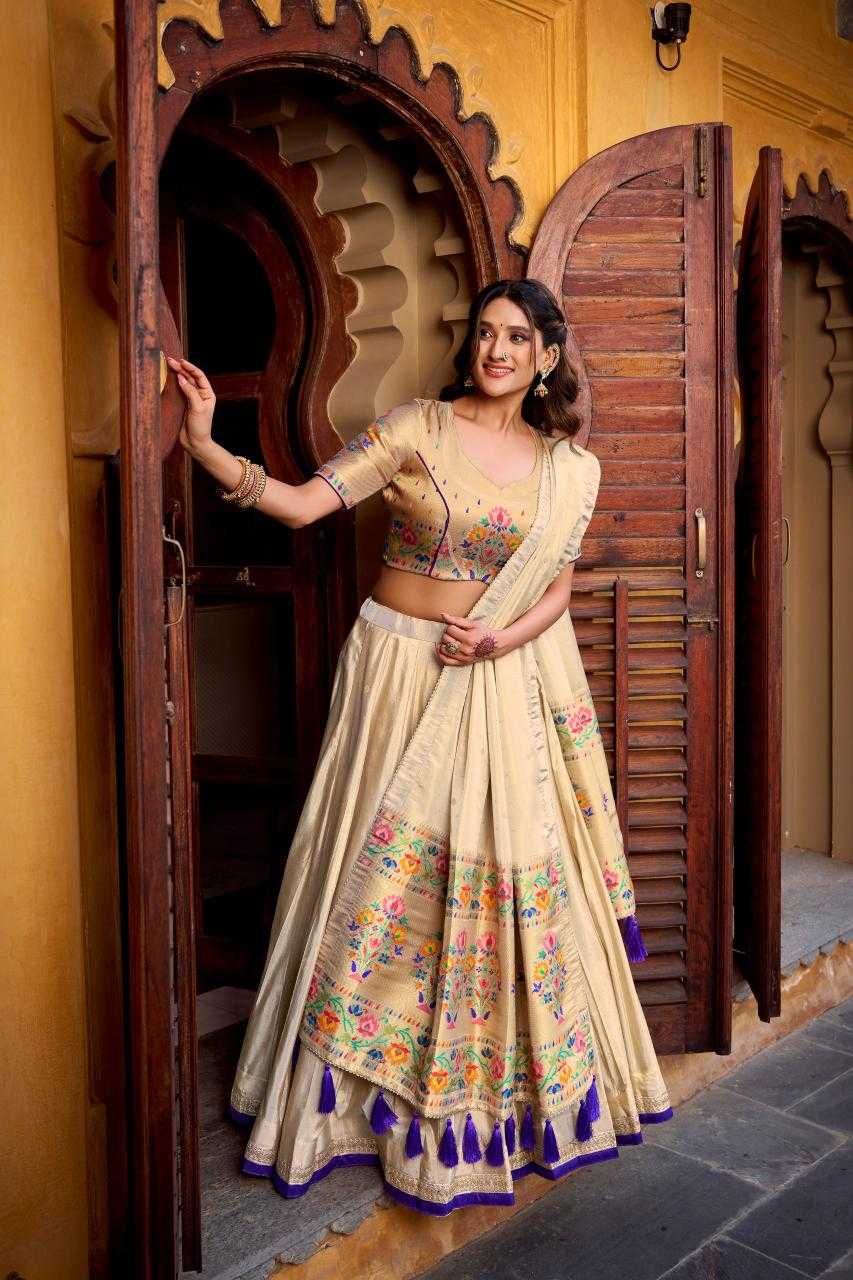 Ynf Fancy KESH134 SHRAVYA Lehengas Wholesale Traditional Lehenga Designer Lehenga Choli Paithani Lehenga Manufacturer- Kapda Export