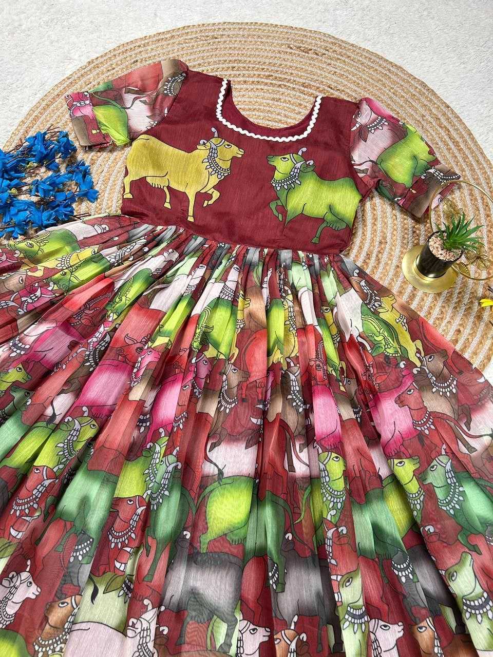 Ynf Fancy KESH167 PRIYA Gowns Wholesale Party Gowns Designer Gowns Floral Print Gowns Manufacturer- Kapda Export