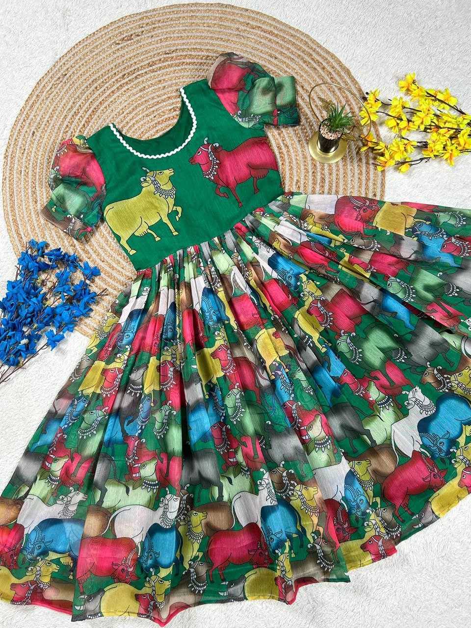 Ynf Fancy KESH167 PRIYA Gowns Wholesale Party Gowns Designer Gowns Floral Print Gowns Manufacturer- Kapda Export