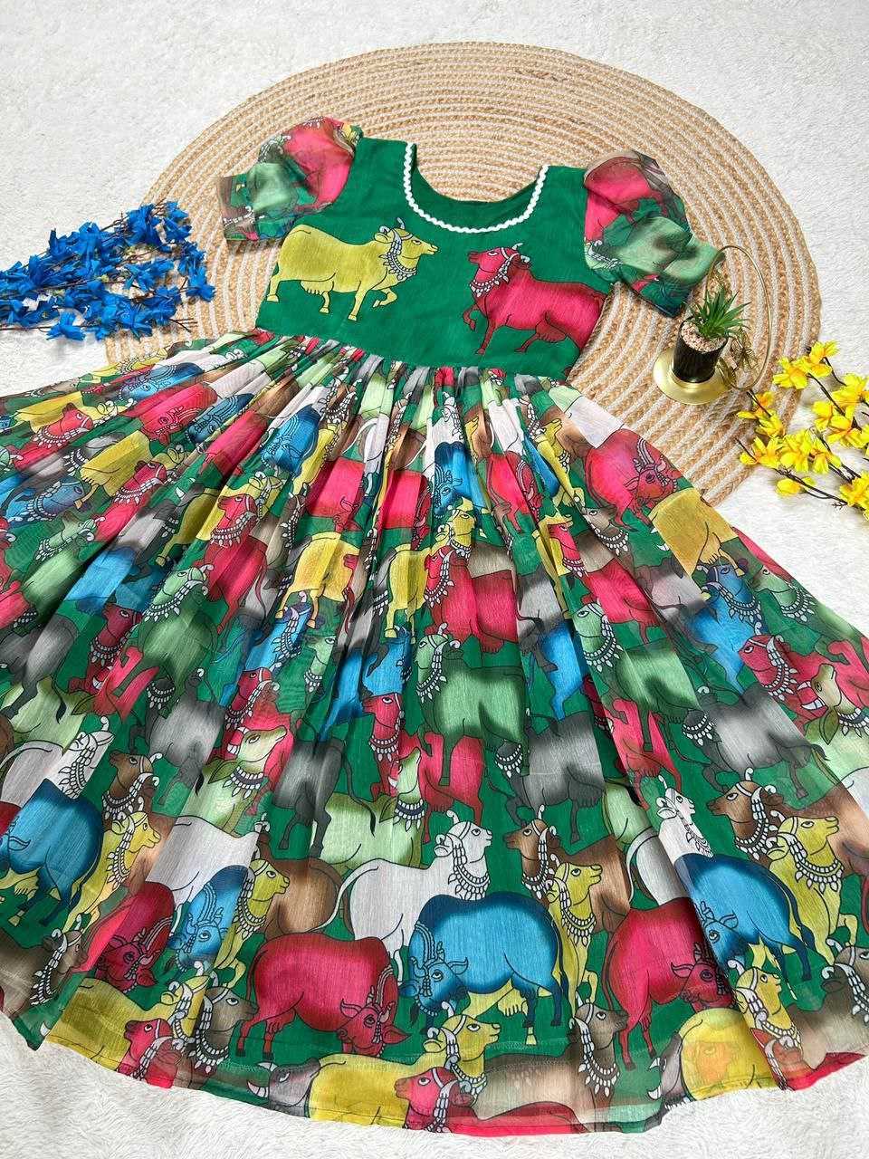 Ynf Fancy KESH167 PRIYA Gowns Wholesale Party Gowns Designer Gowns Floral Print Gowns Manufacturer- Kapda Export