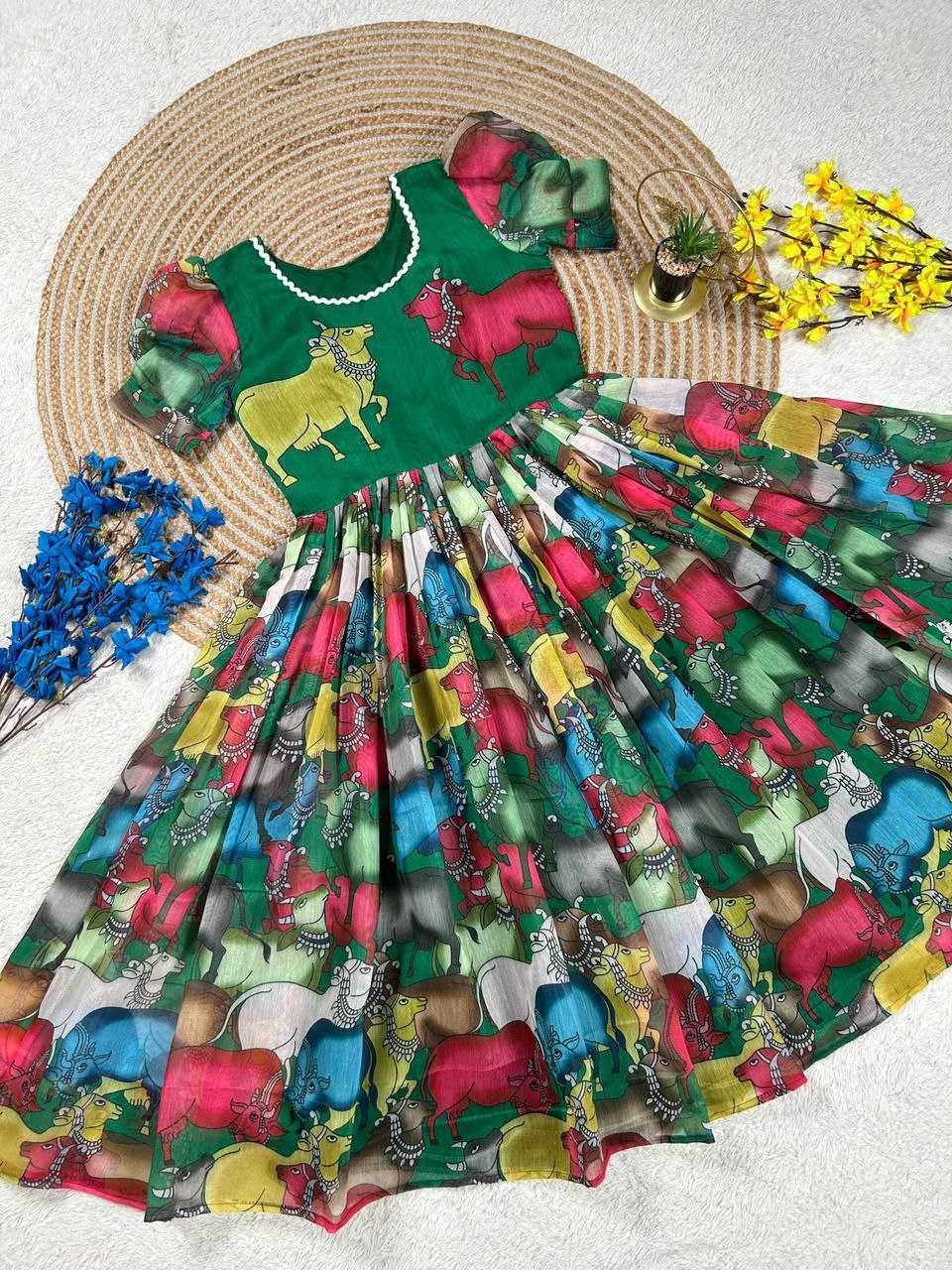 Ynf Fancy KESH167 PRIYA Gowns Wholesale Party Gowns Designer Gowns Floral Print Gowns Manufacturer- Kapda Export