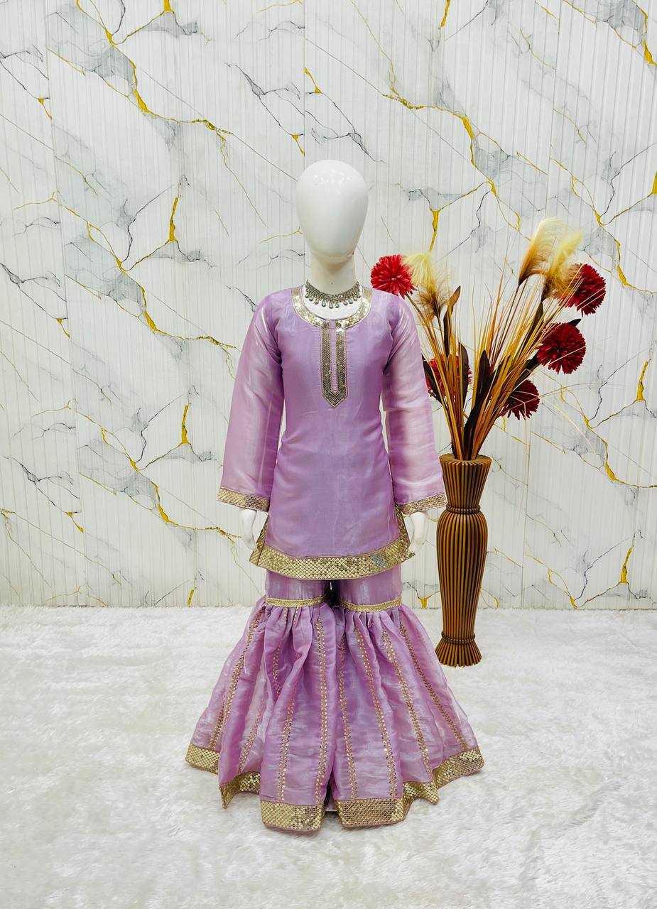 Ynf Fancy KESH415 242 Kids Wear Wholesale Kids Sharara Kids Wedding Outfits Kids Party Wear Ethnic Manufacturer- Kapda Export