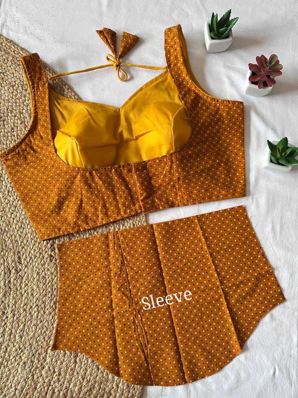 Ynf Fancy KESH426 Polka Dot Readymade Blouses Wholesale Designer Blouse Party Wear Blouse Fashion Blouse Manufacturer- Kapda Export