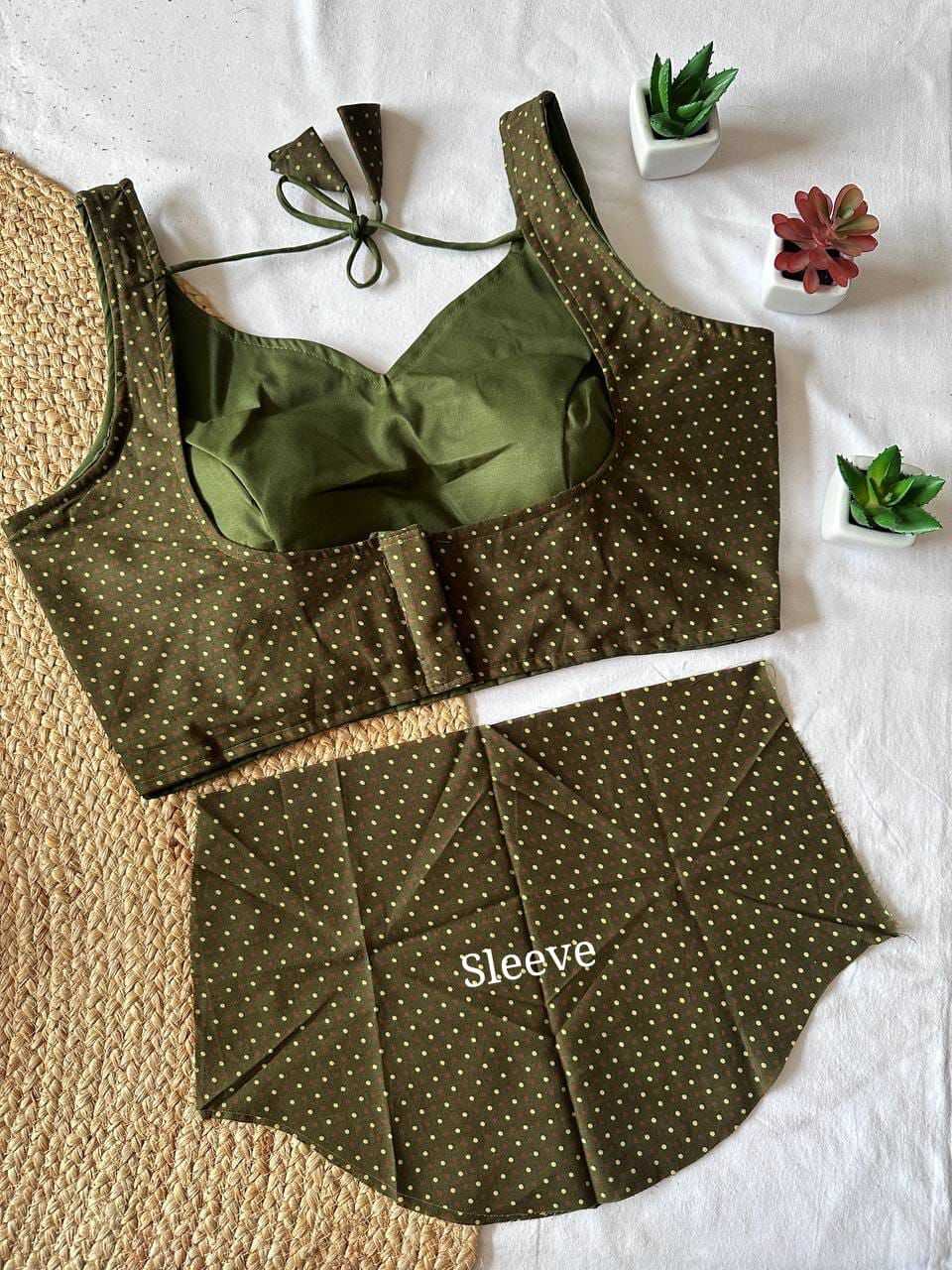 Ynf Fancy KESH426 Polka Dot Readymade Blouses Wholesale Designer Blouse Party Wear Blouse Fashion Blouse Manufacturer- Kapda Export