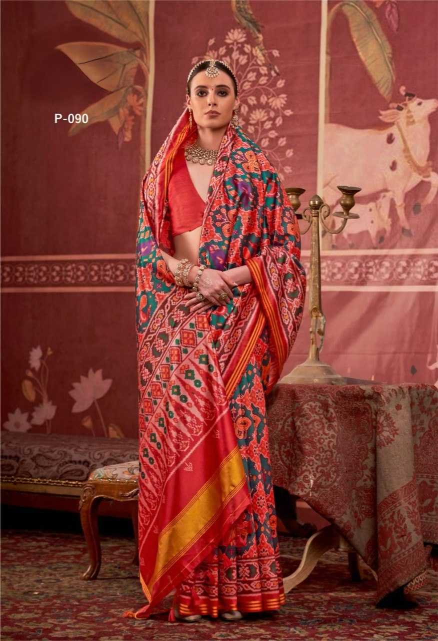 Ynf Fancy KESH522 PATNA PATOLA Sarees Silk Sarees Wholesale Designer Sarees Patola Sarees Traditional Sarees Manufacturer- Kapda Export