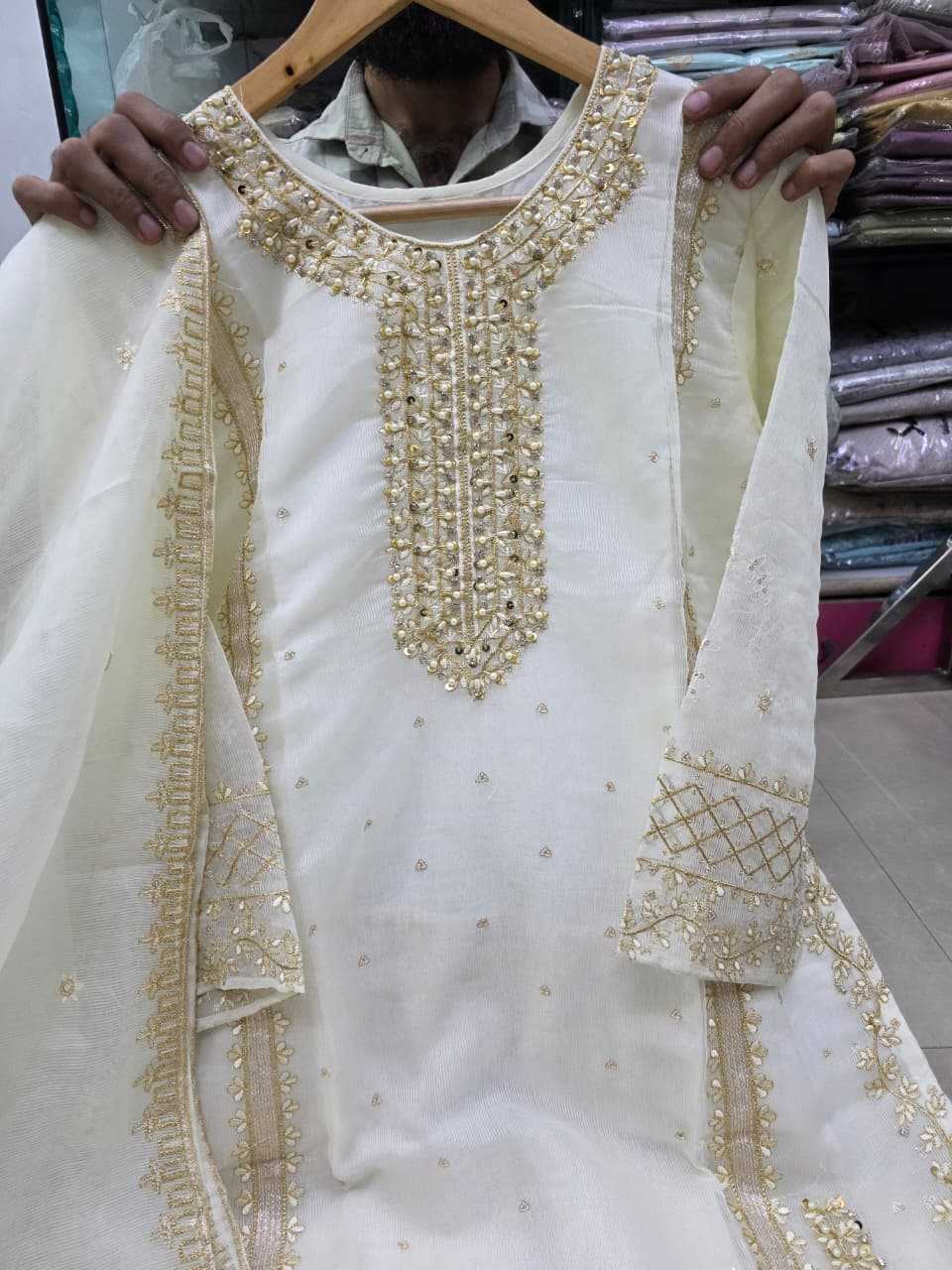 Ynf Fancy KESH557 BIN SAEED SH-444 Suits & Dresses Wholesale Sharara Salwar Suits Embroidery Suits Handwork Suits Manufacturer- Kapda Export