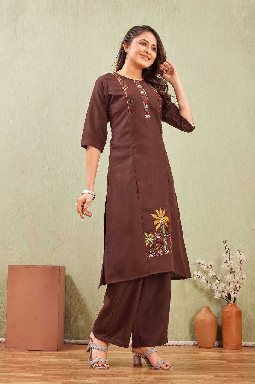 Ynf Fancy KESH654 ANITA Suits & Dresses Western Wears Wholesale Co-ord Set Casual Dresses Embroidered Dresses Manufacturer- Kapda Export