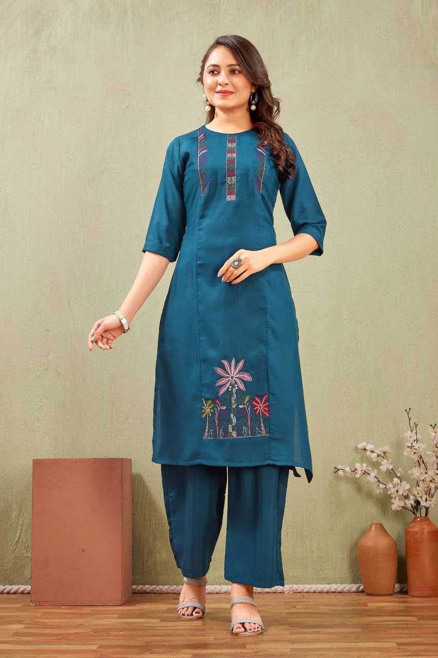 Ynf Fancy KESH654 ANITA Suits & Dresses Western Wears Wholesale Co-ord Set Casual Dresses Embroidered Dresses Manufacturer- Kapda Export