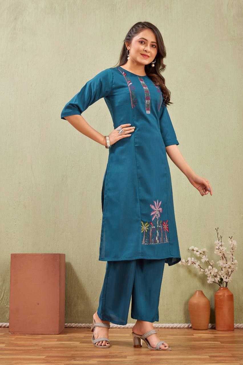 Ynf Fancy KESH654 ANITA Suits & Dresses Western Wears Wholesale Co-ord Set Casual Dresses Embroidered Dresses Manufacturer- Kapda Export