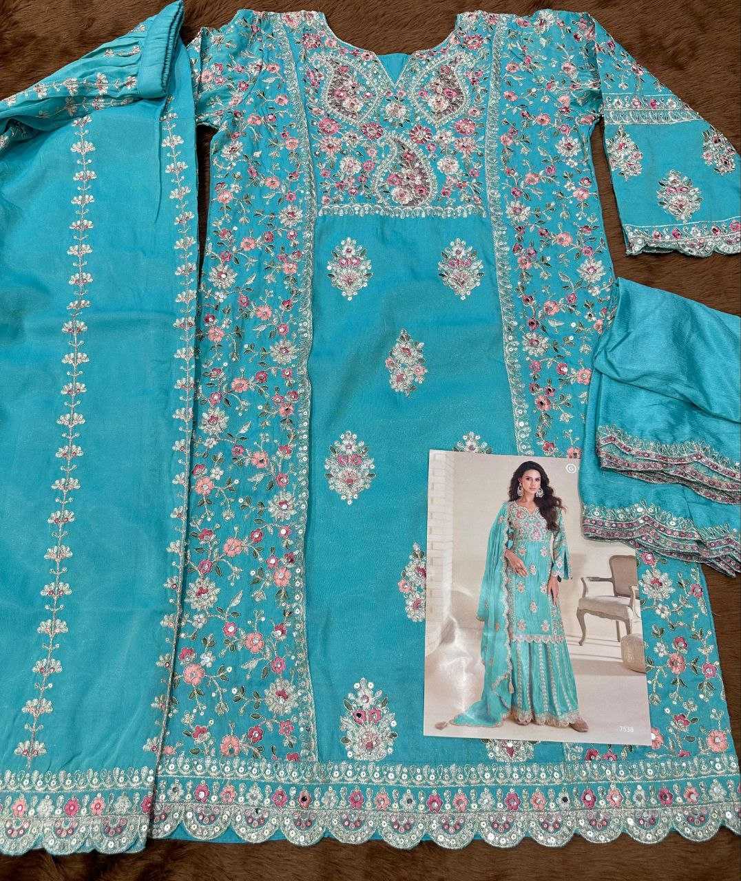 Ynf Fancy KESH704 MARIYA Suits & Dresses Wholesale Ladies Suits Wedding Suits Handwork Suits Manufacturer- Kapda Export