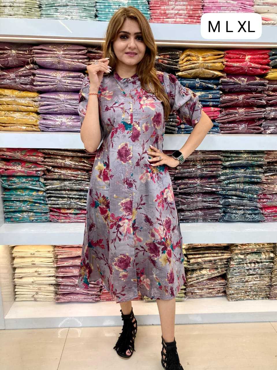 Ynf Fancy KESH720 104 Kurti Festive Collections Plus Size Collections Wholesale Festive Kurtis A-Line Kurtis Kurtis With Pockets Manufacturer- Kapda Export