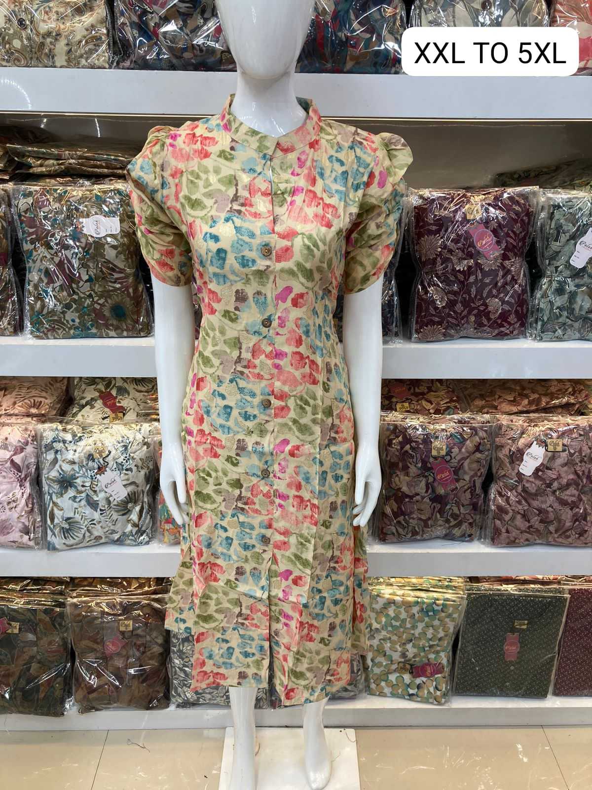 Ynf Fancy KESH720 104 Kurti Festive Collections Plus Size Collections Wholesale Festive Kurtis A-Line Kurtis Kurtis With Pockets Manufacturer- Kapda Export