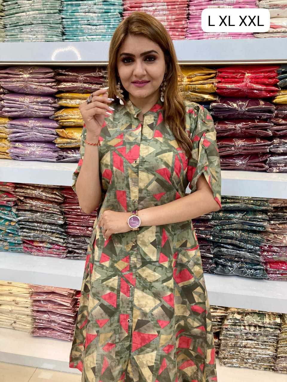 Ynf Fancy KESH720 104 Kurti Festive Collections Plus Size Collections Wholesale Festive Kurtis A-Line Kurtis Kurtis With Pockets Manufacturer- Kapda Export