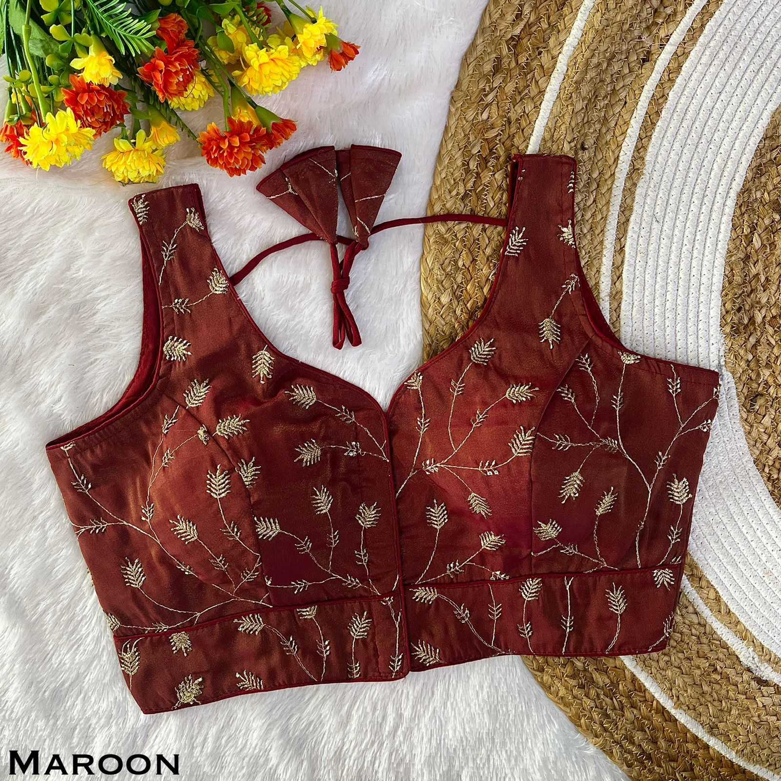 Ynf Fancy KESH728 101 Readymade Blouses Festive Collections Wholesale Blouse Embroidered Blouses Navratri Blouses Manufacturer- Kapda Export