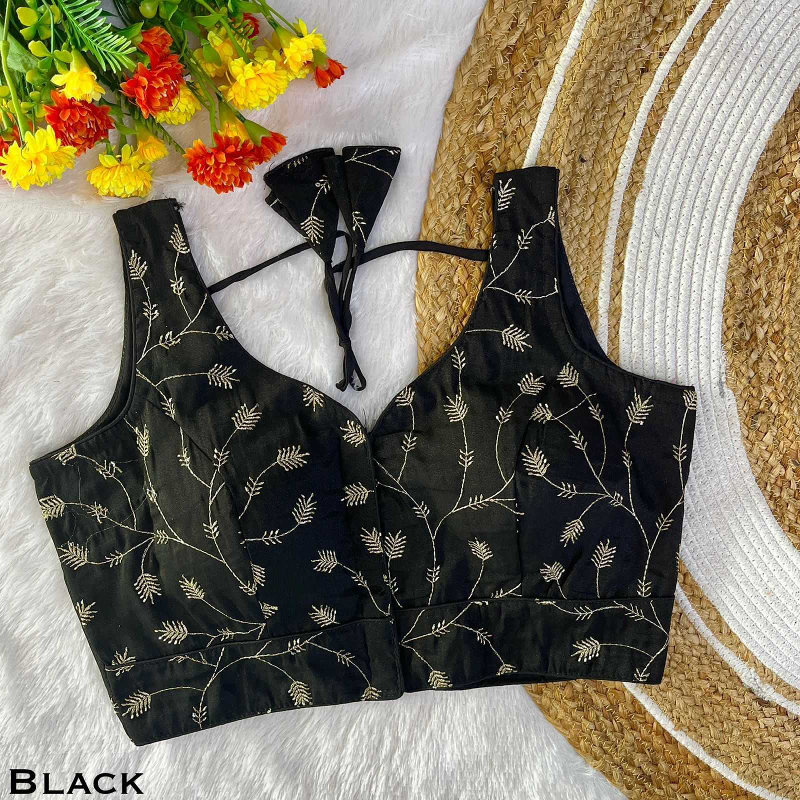 Ynf Fancy KESH728 101 Readymade Blouses Festive Collections Wholesale Blouse Embroidered Blouses Navratri Blouses Manufacturer- Kapda Export