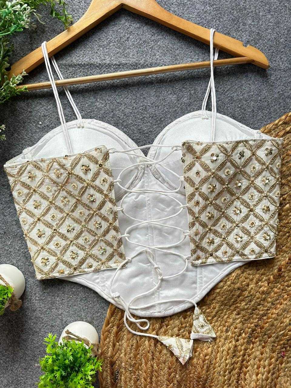 Ynf Fancy KESH728 108 Readymade Blouses Festive Collections Wholesale Embroidered Blouses Party Wear Blouse Fashion Blouse Manufacturer- Kapda Export