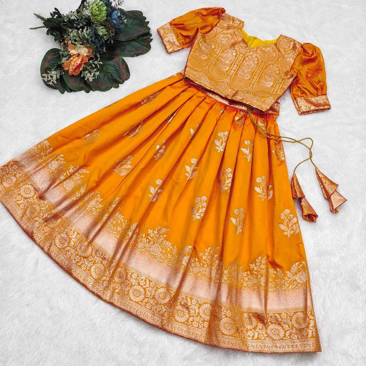 Ynf Fancy RIN235 canvas Kids Wear Wholesale Kids Lehenga Kids Festive Wear Kids Party Wear Ethnic Manufacturer- Kapda Export