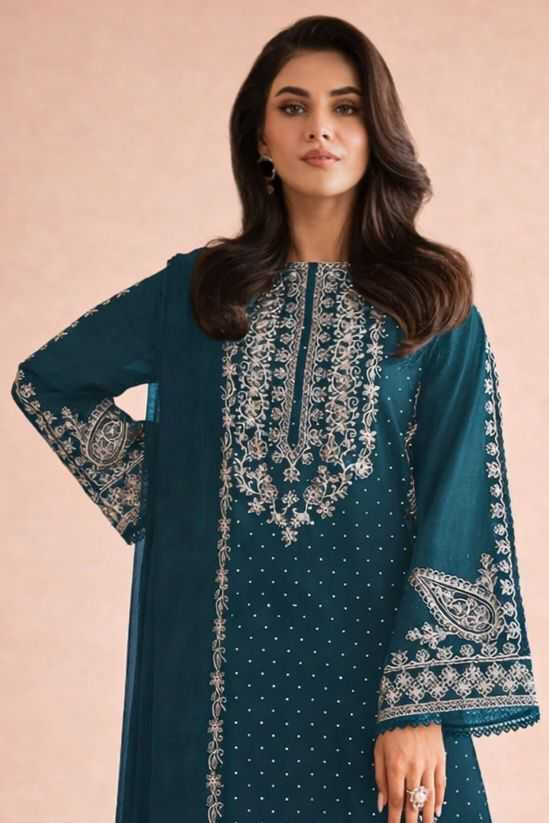 Ynf Fancy RIN236 1304 Suits & Dresses Islamic Clothing Festive Collections Wholesale Pakistani Suits Unstitched Suits Suit Material Manufacturer- Kapda Export