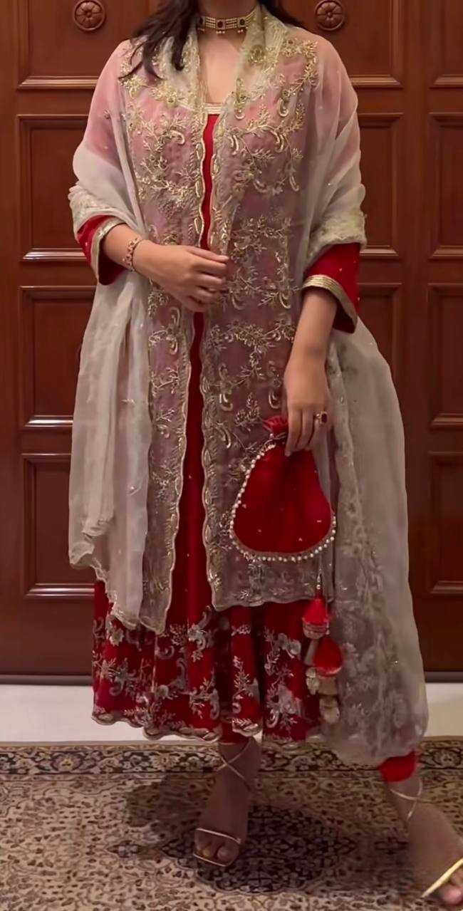 Ynf Faux Georgette KESH490 705 Gowns Wholesale Evening Gowns Designer Gowns Cocktail Gowns Manufacturer- Kapda Export