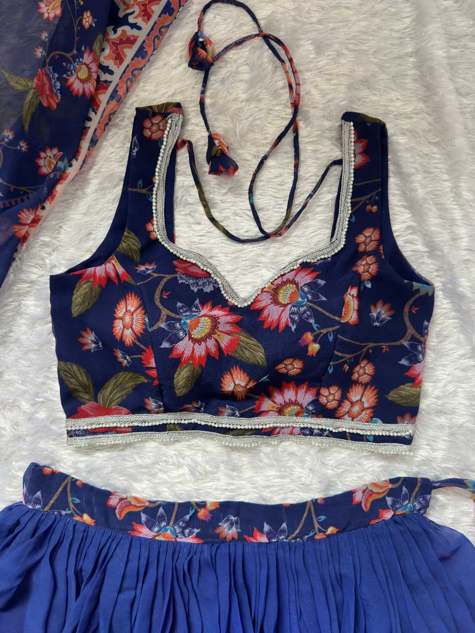 Ynf Faux Georgette KESH522 121 Lehengas Festive Collections Wholesale Printed Lehenga Georgette Lehenga Lehenga With Blouse Manufacturer- Kapda Export