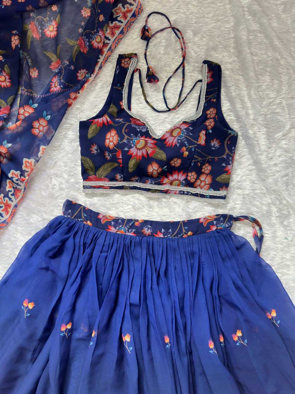 Ynf Faux Georgette KESH522 121 Lehengas Festive Collections Wholesale Printed Lehenga Georgette Lehenga Lehenga With Blouse Manufacturer- Kapda Export