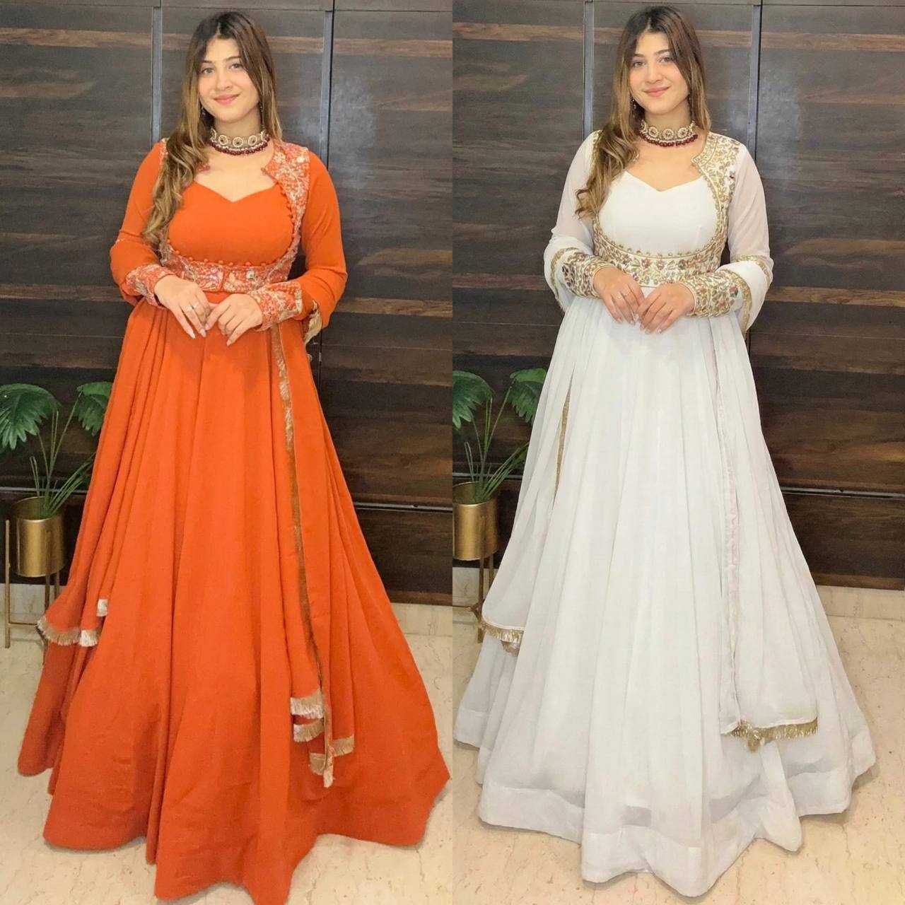 Ynf Faux Georgette KESH528 496 Suits & Dresses Wedding Collections Festive Collections Wholesale Georgette Suit Anarkali Suits Maxi Dresses Manufacturer- Kapda Export