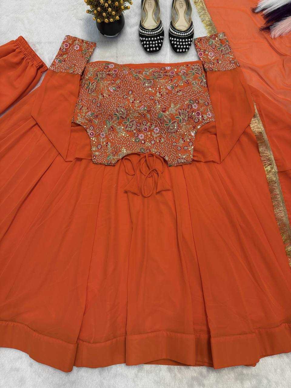 Ynf Faux Georgette KESH528 496 Suits & Dresses Wedding Collections Festive Collections Wholesale Georgette Suit Anarkali Suits Maxi Dresses Manufacturer- Kapda Export