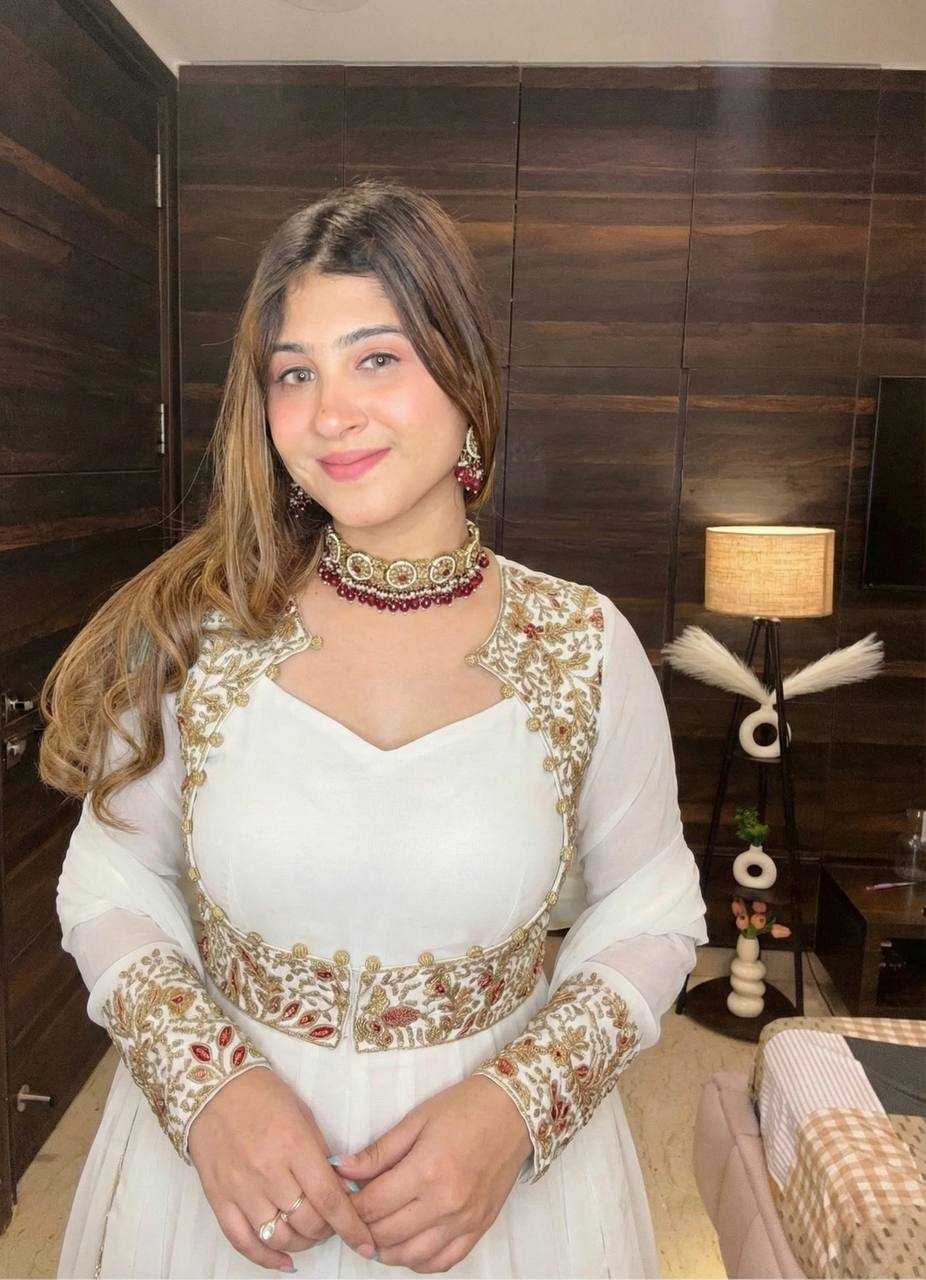 Ynf Faux Georgette KESH528 496 Suits & Dresses Wedding Collections Festive Collections Wholesale Georgette Suit Anarkali Suits Maxi Dresses Manufacturer- Kapda Export