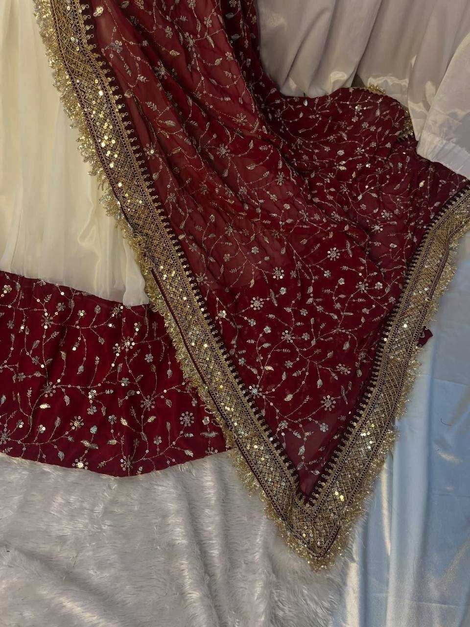 Ynf Faux Georgette KESH528 502 Suits & Dresses Wholesale Embroidery Suits Georgette Suit Anarkali Suits Manufacturer- Kapda Export