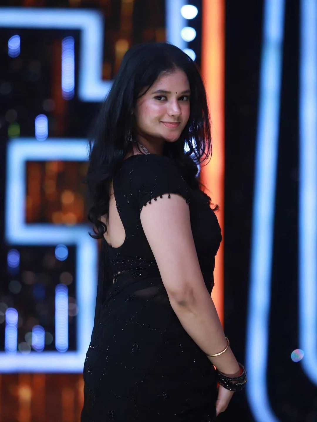 Ynf Faux Georgette KESH600 Ramya Sarees Festive Collections Wholesale Party Wear Sarees Georgette Sarees Black Sarees Manufacturer- Kapda Export