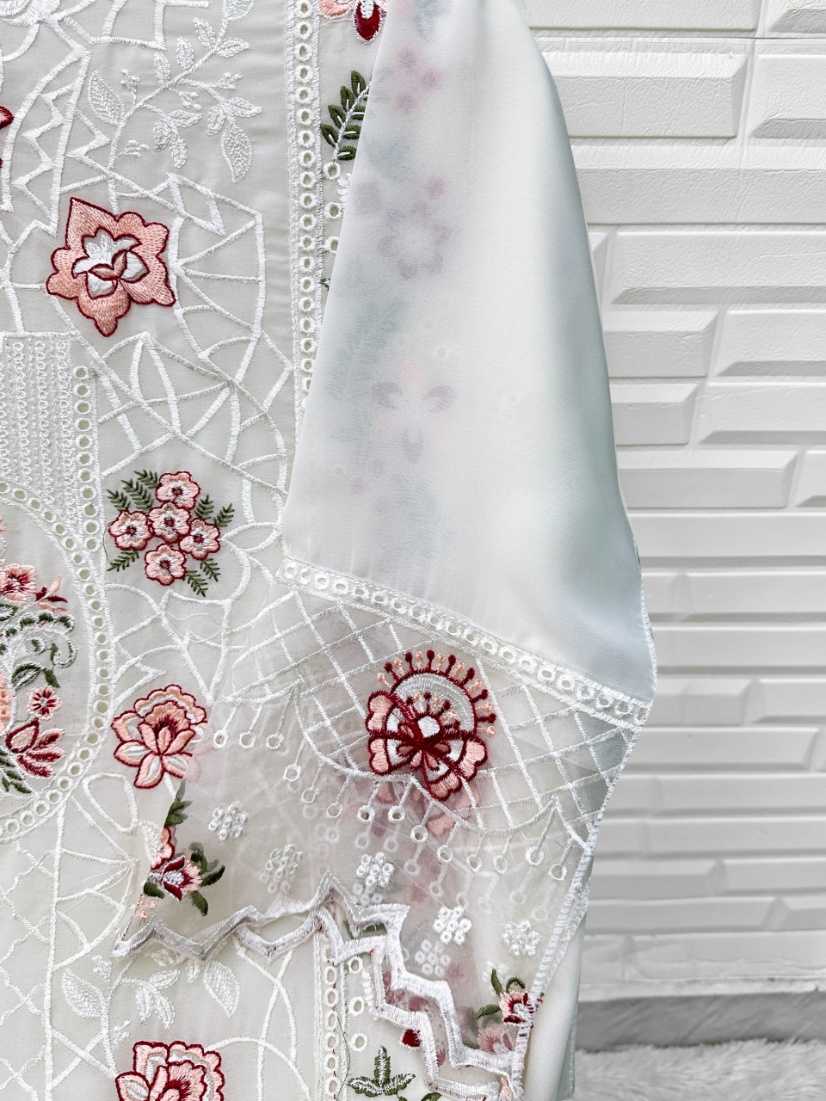 Ynf Faux Georgette KESH677 ALIF 206 Kurti Wholesale Long Kurtis Party Wear Kurtis Georgette Kurti Manufacturer- Kapda Export