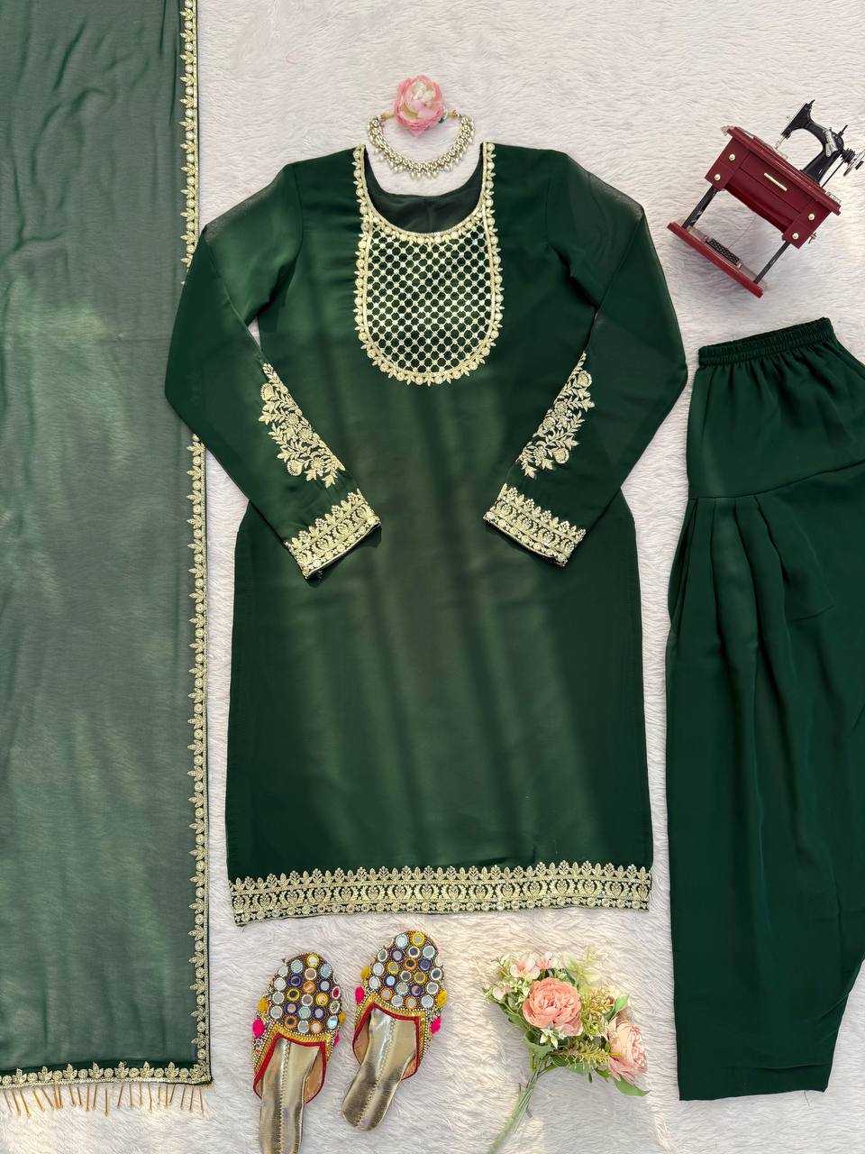 Ynf Faux Georgette RIN162 5978 Suits & Dresses Wholesale Patiala Suits Wedding Suits Designer Suits Manufacturer- Kapda Export