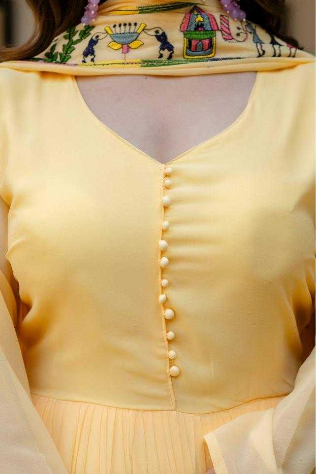 Ynf Faux Georgette RIN215 41 Gowns Wholesale Party Gowns Embroidered Gown Designer Gowns Manufacturer- Kapda Export