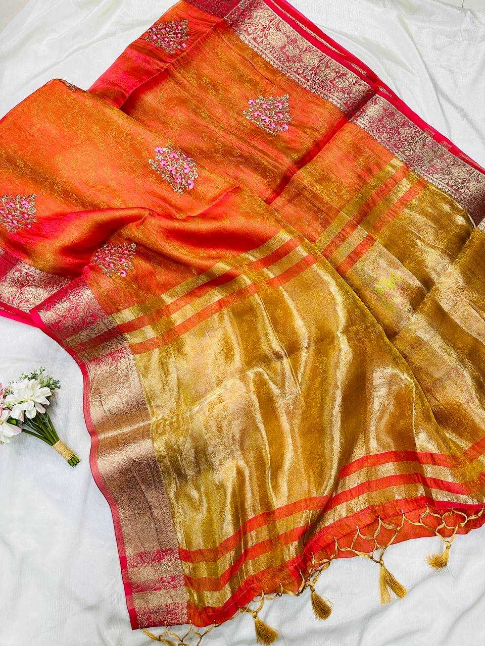 Ynf FENDY KESH488 Fandy Sarees Wholesale Designer Sarees Traditional Sarees Zari Sarees Manufacturer- Kapda Export