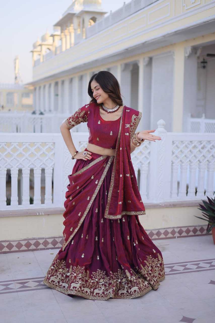 Ynf FENDY KESH489 5067 Lehengas Wholesale Heavy Lehenga Thread Work Lehenga Sequins Lehenga Manufacturer- Kapda Export