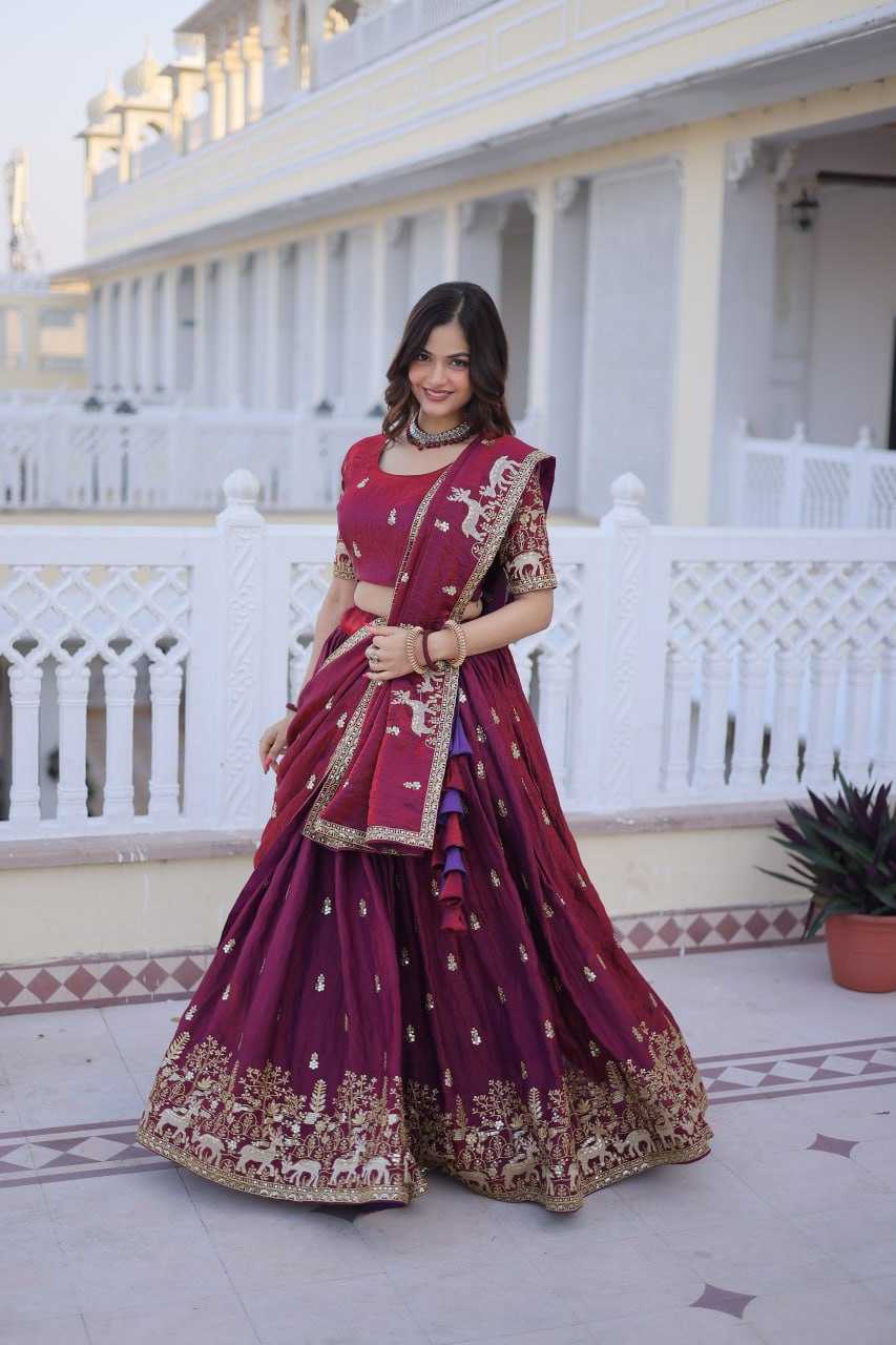 Ynf FENDY KESH489 5067 Lehengas Wholesale Heavy Lehenga Thread Work Lehenga Sequins Lehenga Manufacturer- Kapda Export