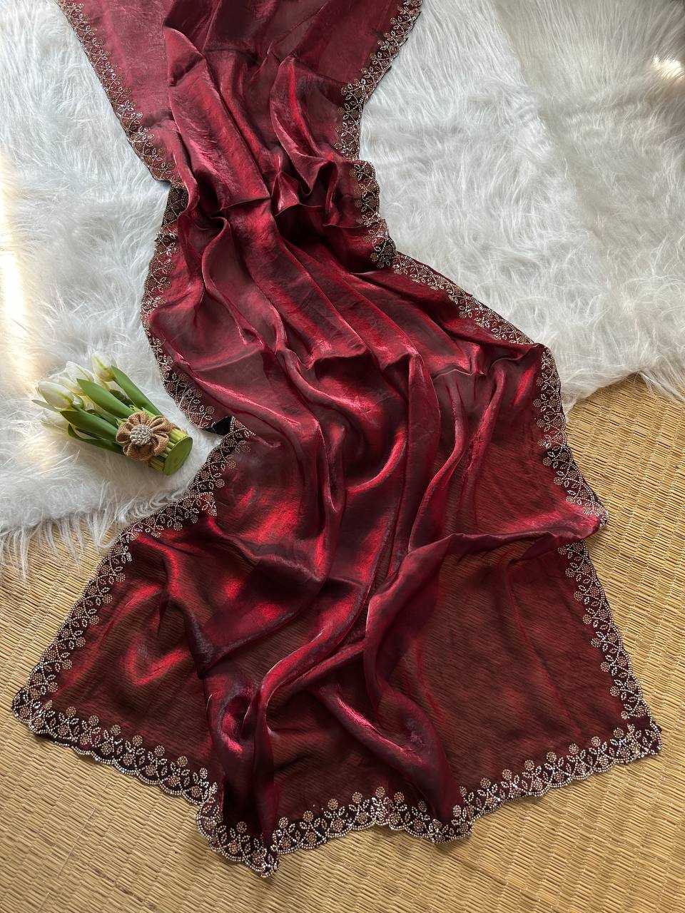 Ynf FENDY KESH568 Sakshi Sarees Wholesale Party Wear Sarees Embroidered Sarees Lace Border Sarees Manufacturer- Kapda Export