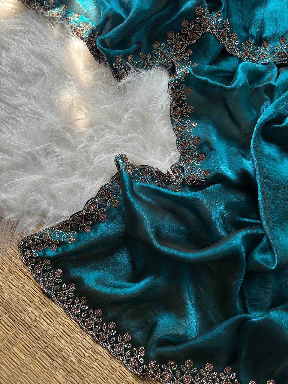 Ynf FENDY KESH568 Sakshi Sarees Wholesale Party Wear Sarees Embroidered Sarees Lace Border Sarees Manufacturer- Kapda Export