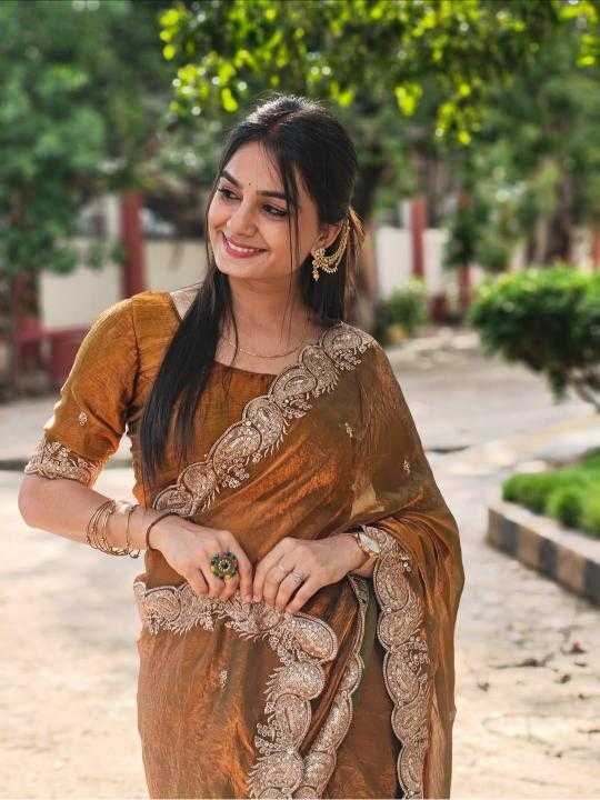 Ynf FENDY KESH613 AJIKA Sarees Wholesale Party Wear Sarees Sequins Work Saree Festive Sarees Manufacturer- Kapda Export