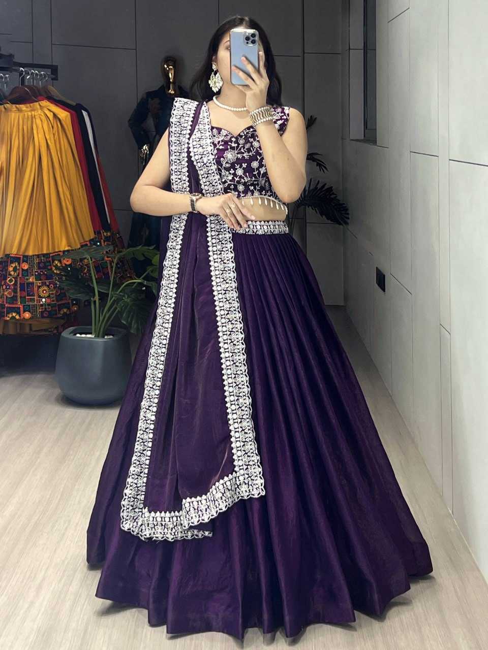 Ynf FENDY RIN119 9042 Lehengas Wholesale Wedding Lehenga Embroidered Lehenga Satin Lehenga Manufacturer- Kapda Export