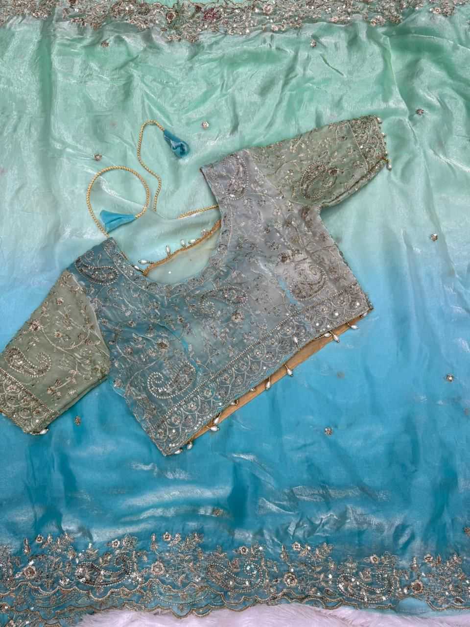 Ynf FENDY RIN164 108 Sarees Festive Collections Wholesale Embroidered Sarees Zari Sarees Satin Sarees Manufacturer- Kapda Export