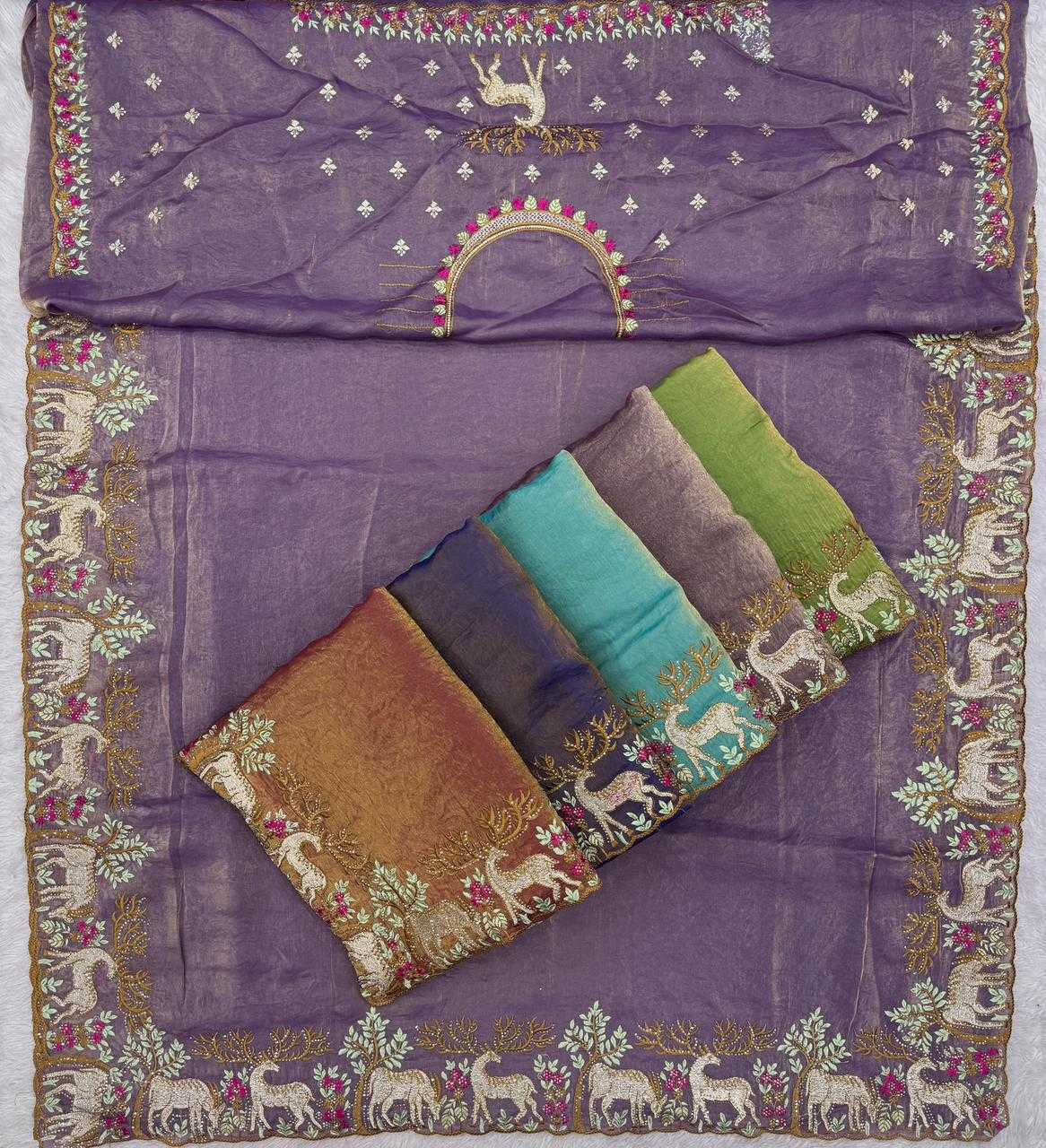 Ynf FENDY Satin KESH114 7290 Sarees Wholesale Designer Sarees Branded Sarees Festive Sarees Manufacturer- Kapda Export