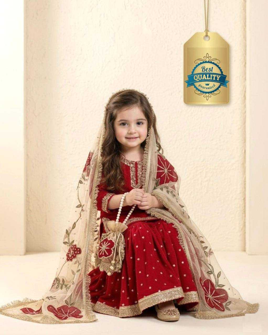 Ynf FENDY Silk KESH415 240 Kids Wear Wholesale Kids Ethnic Wear Kids Traditional Outfits Kids Wedding Outfits Manufacturer- Kapda Export